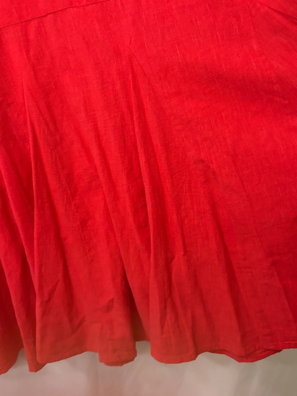 Universal Thread Red Bell Elbow Sleeve Mini A-Line Godet Dress XL - Picture 6 of 10